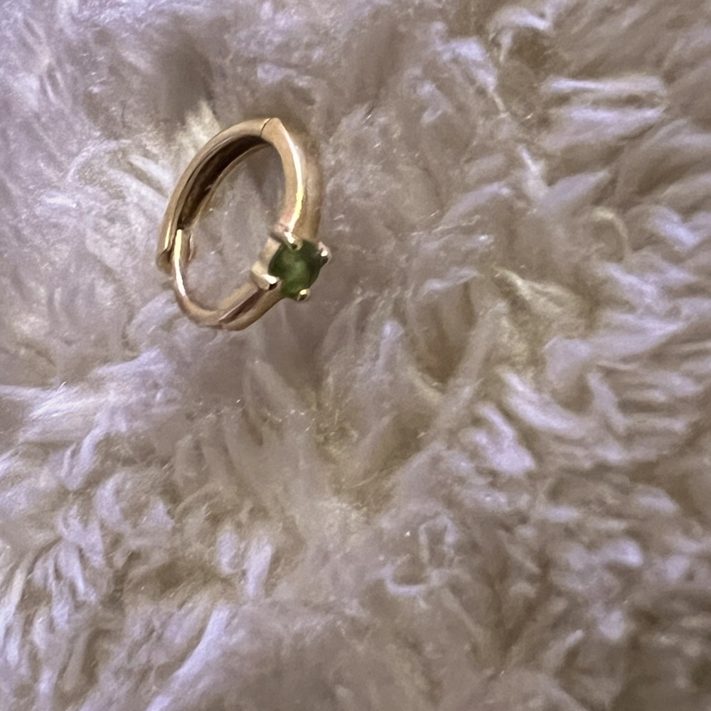 mejuri 14k single hoop